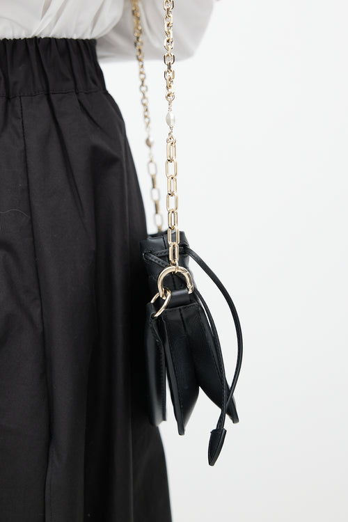 Dior Spring 2023 Black Lady Dior Mini Milly Crossbody Bag