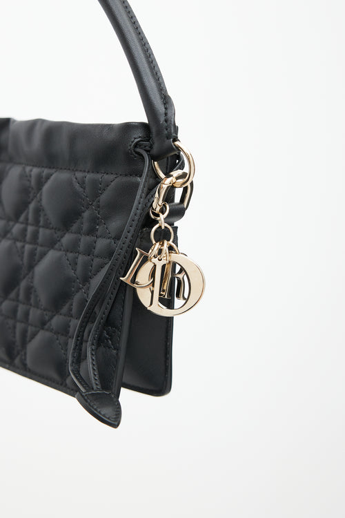 Dior Spring 2023 Black Lady Dior Mini Milly Crossbody Bag