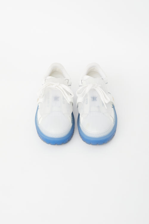 Dior White 
Blue ID Sneaker