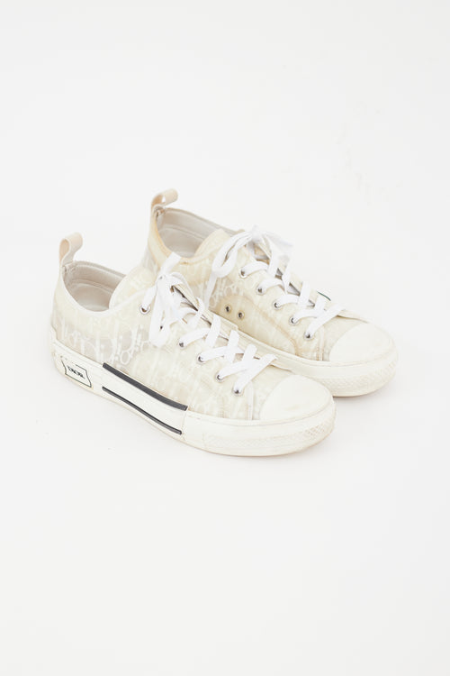 Dior White Mesh Monogram B23 Sneaker