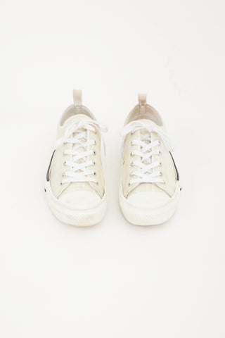 Dior White Mesh Monogram B23 Sneaker