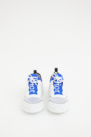 Dior Homme White 
Blue B21 Neo Sneaker