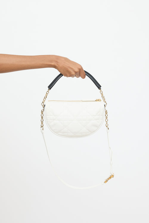 Dior White Vibe Crossbody Bag