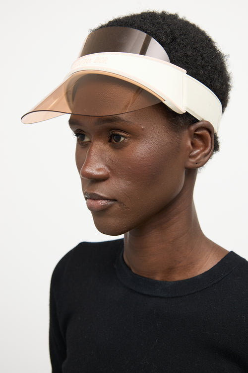 Dior Pink 
White Club1 Visor