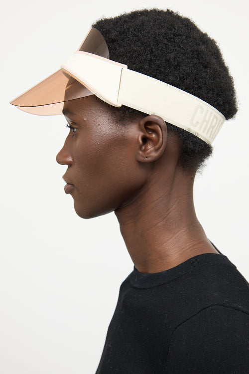 Dior Pink 
White Club1 Visor