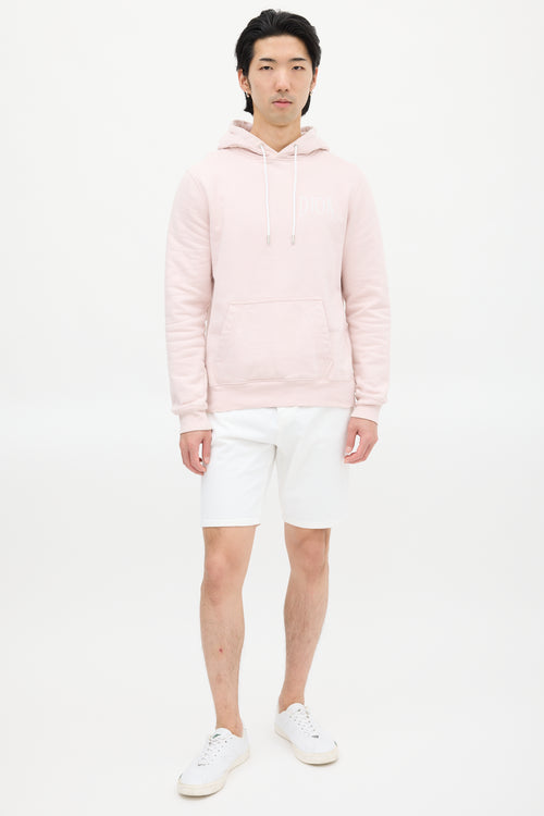 Dior X Raymond Pettibon 2019 Pink 
White Logo Hoodie