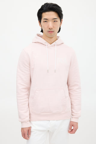 Dior X Raymond Pettibon 2019 Pink 
White Logo Hoodie