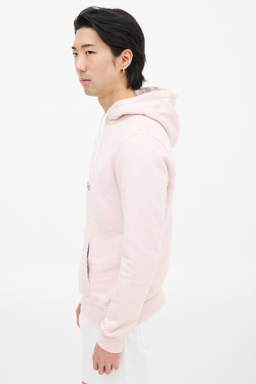 Dior X Raymond Pettibon 2019 Pink 
White Logo Hoodie