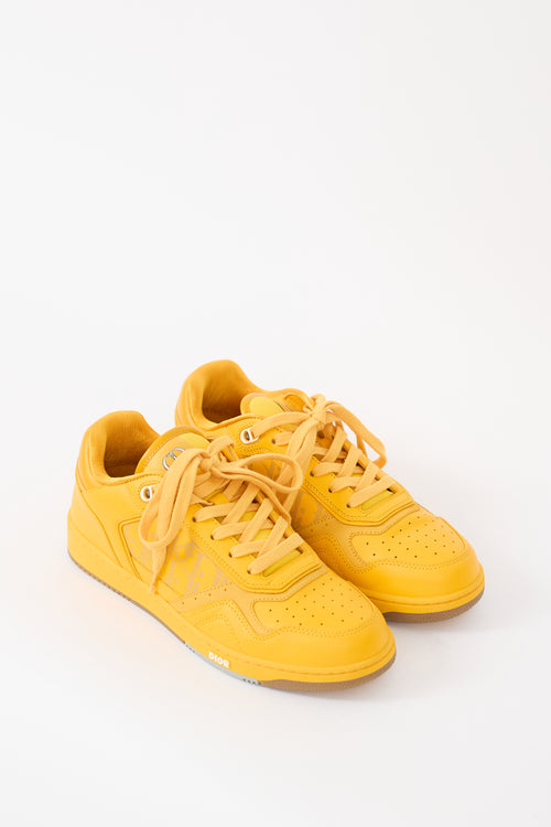 Dior Yellow Leather B27 World Tour Sneaker