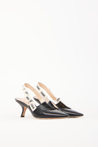 Dior Black Leather J
Adior Slingback Heel