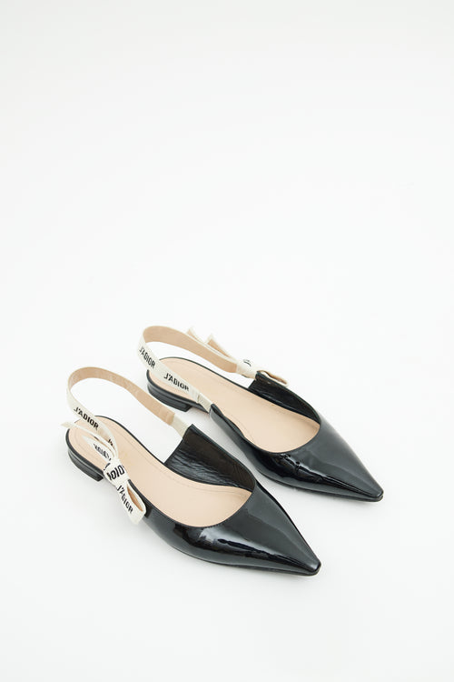 Dior Black Patent J
Adior Slingback Flat