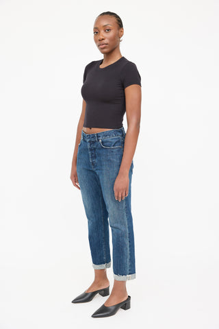 Dior Raw Hem Jeans