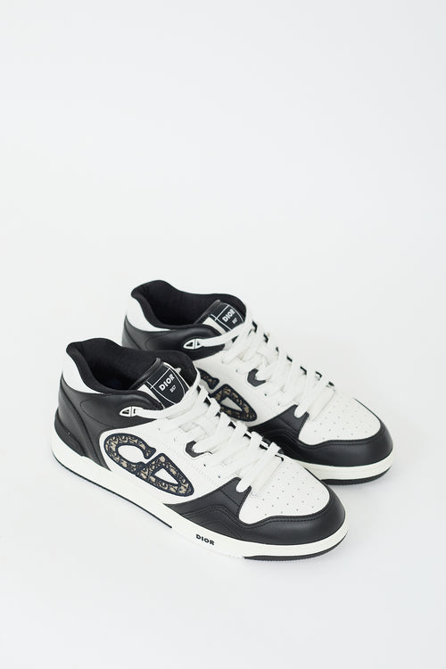 Dior Fall 2024 Black 
White Leather B57 Sneaker