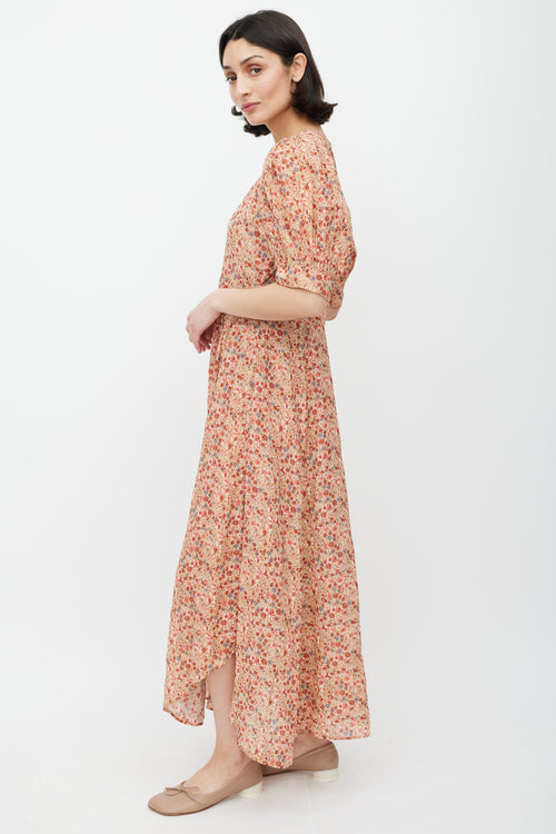 Dôen Pink 
Multicolour Floral Laurel Dress