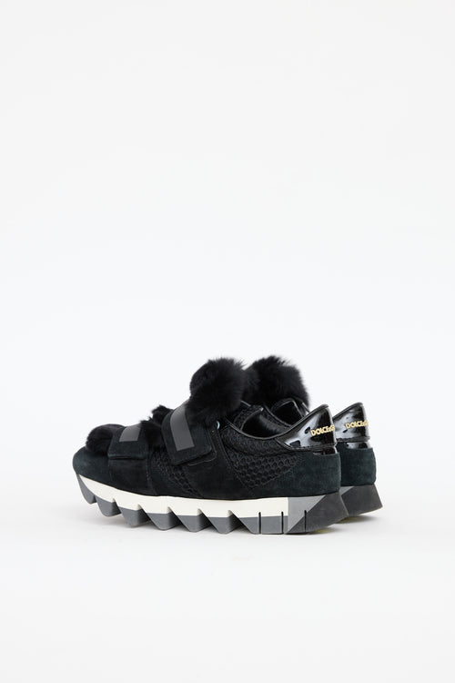 Fur Treaded Sneaker