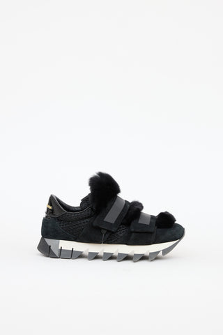 Fur Treaded Sneaker