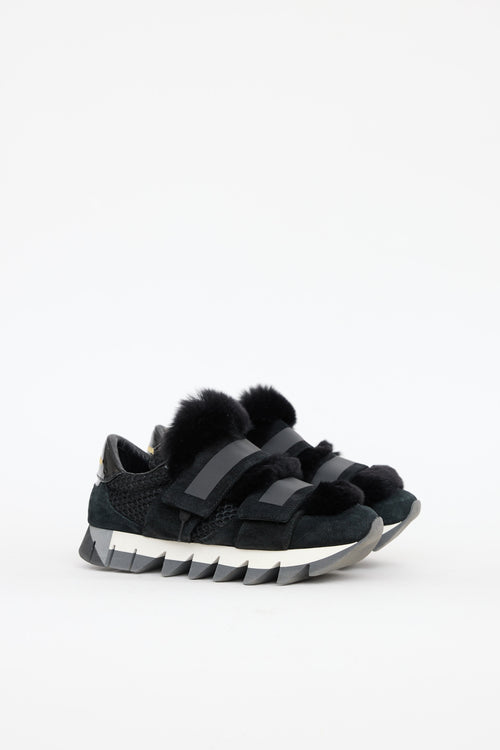 Fur Treaded Sneaker