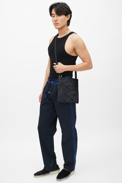 Dolce 
Gabbana Black 
Navy Drawstring Trouser