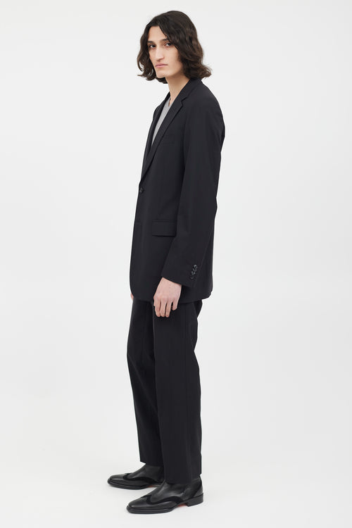 Dolce 
Gabbana Black Wool Two Piece Suit