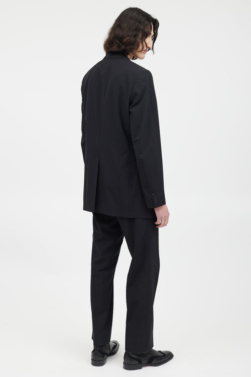 Dolce 
Gabbana Black Wool Two Piece Suit