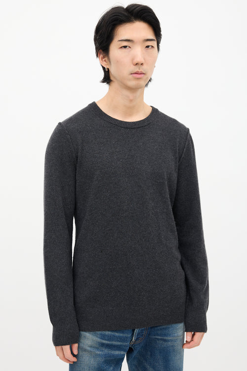 Dolce 
Gabbana Dark Grey Cashmere Sweater