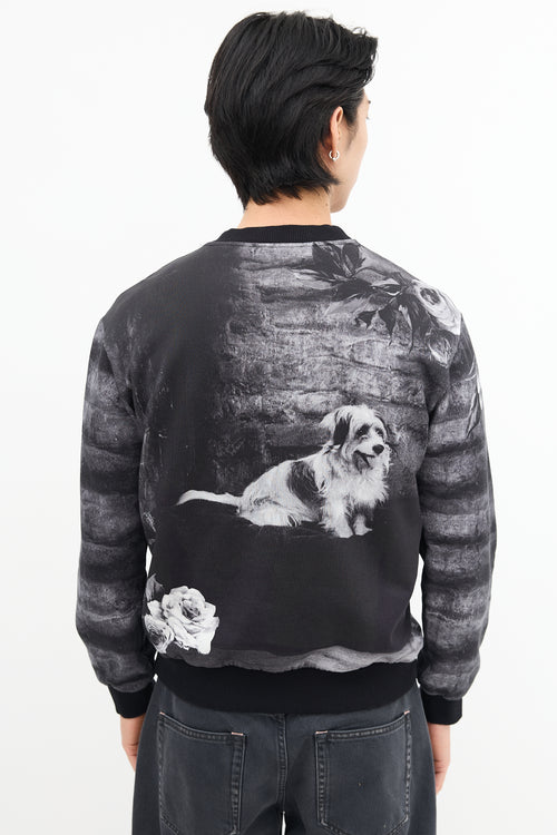 Dolce 
Gabbana Dark Grey Marlon Brando Graphic Crewneck