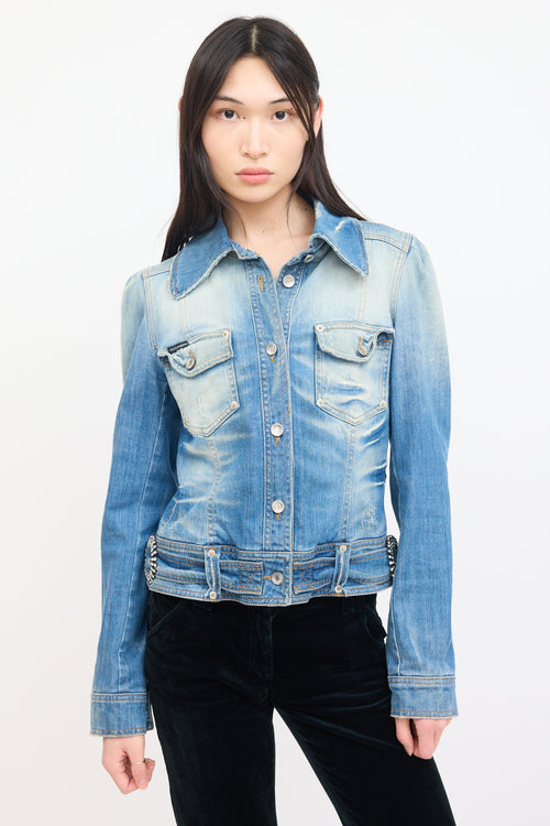 Dolce 
Gabbana Medium Wash Denim Jacket