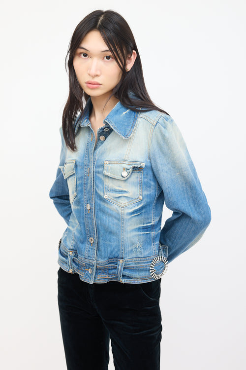 Dolce 
Gabbana Medium Wash Denim Jacket