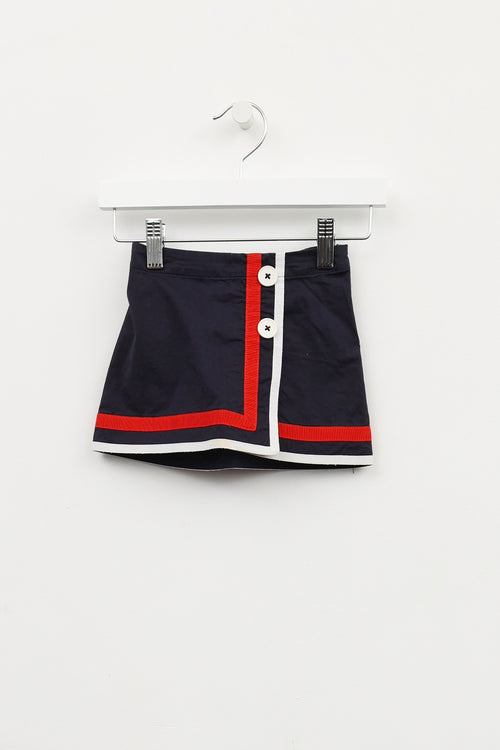 Dolce 
Gabbana Kids Navy and Red Junior Two Piece Set