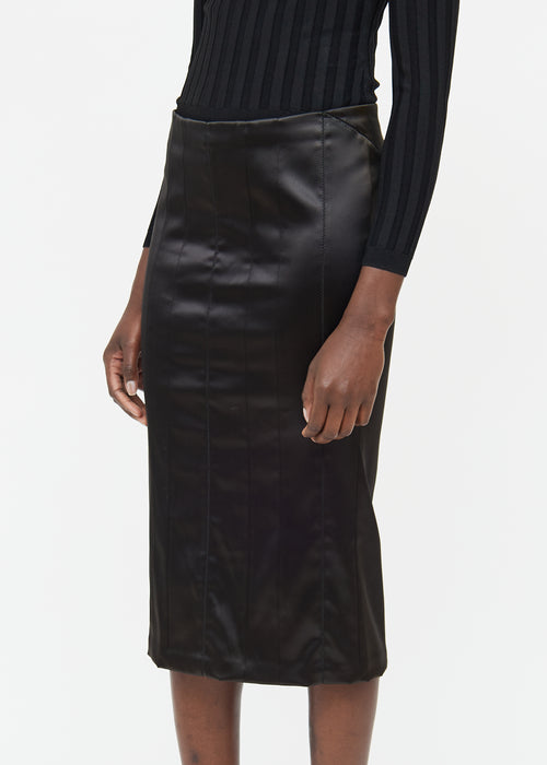 Dolce 
Gabbana Silk Panel Clasp Midi Skirt