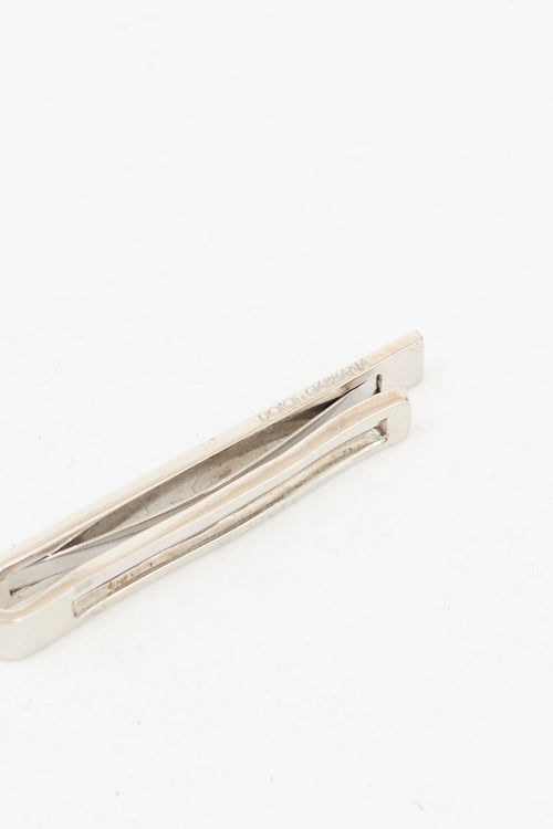 Dolce 
Gabbana Silver Tie Clip