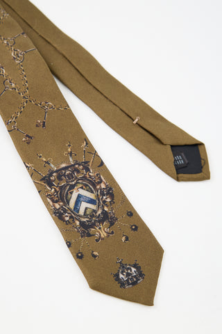 Dolce 
Gabbana Silk Crest Tie