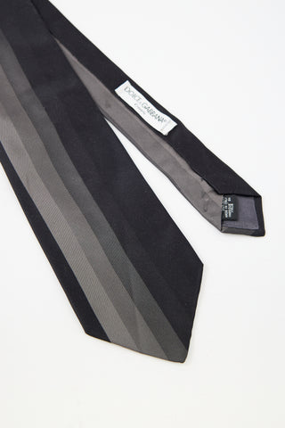 Dolce 
Gabbana Silk Striped Tie