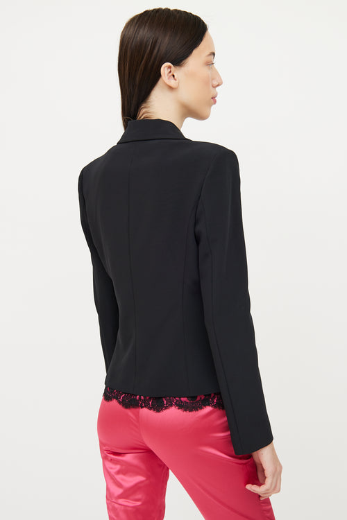 Dolce 
Gabbana Black Button  Blazer