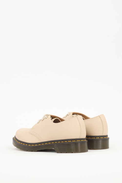 Dr. Martens Beige Leather 1461 Derby