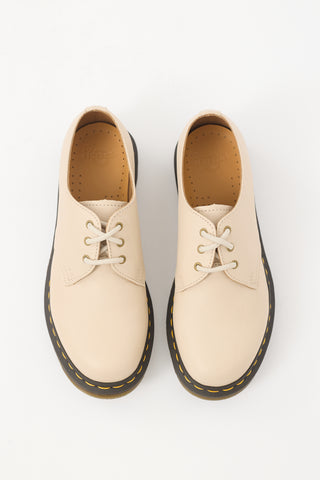 Dr. Martens Beige Leather 1461 Derby