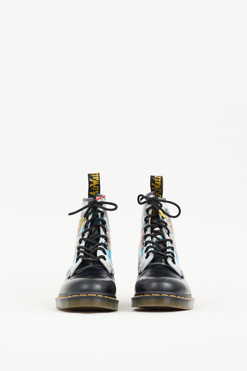 Dr. Martens Black 
Multicolour 1460 Basquait II Boot