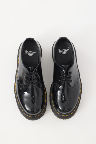 Dr. Martens Black Patent Leather 1461 Platform Derby