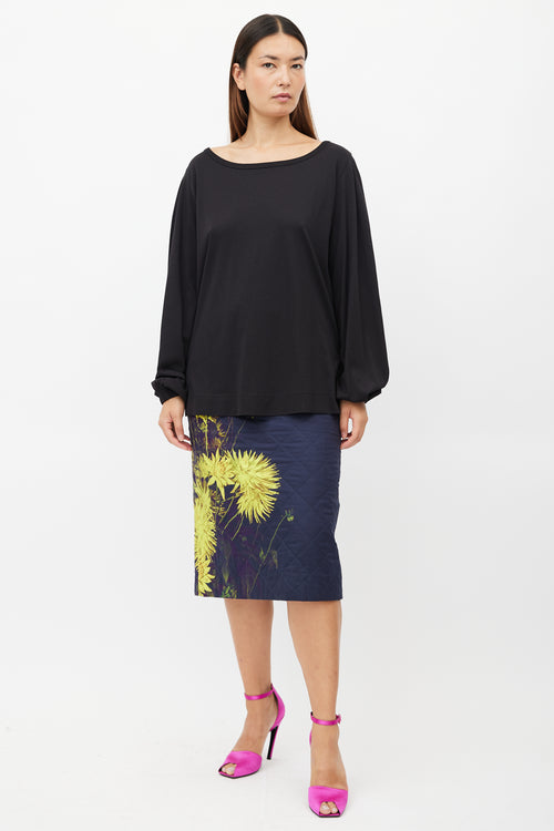 Dries Van Noten Black Longsleeve Top