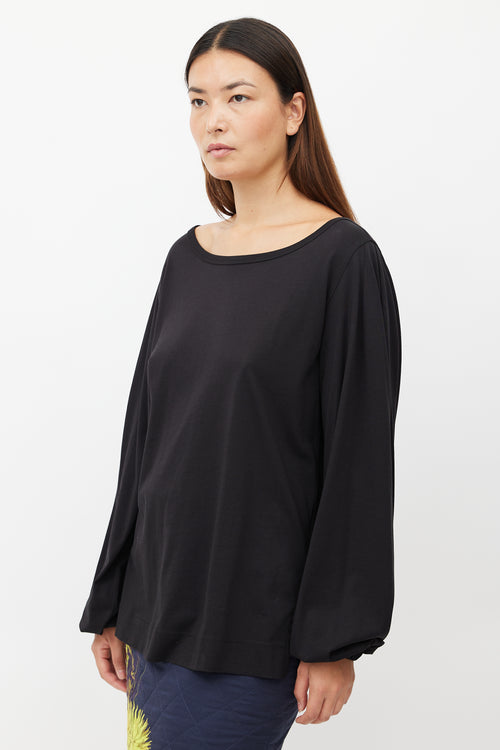 Dries Van Noten Black Longsleeve Top