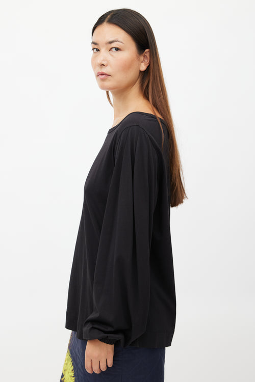 Dries Van Noten Black Longsleeve Top