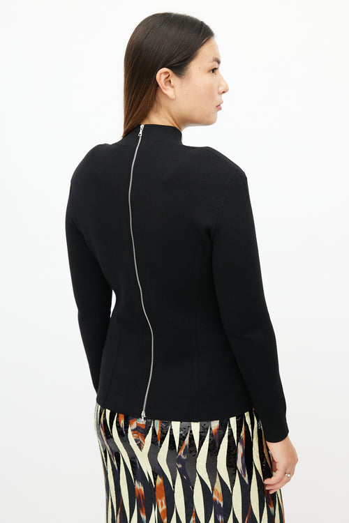 Dries Van Noten Black Structured Top