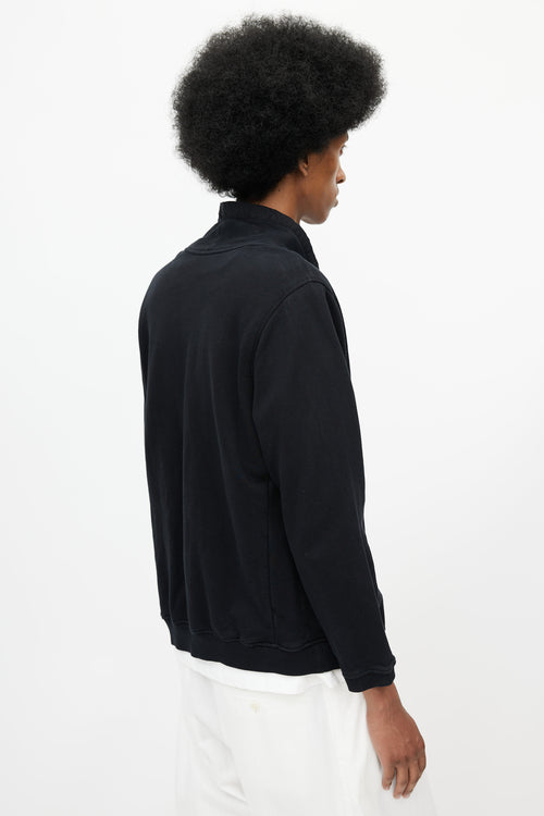 Dries Van Noten Black Wrap Cardigan