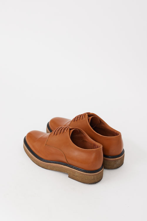 Dries Van Noten Brown Leather Oxford