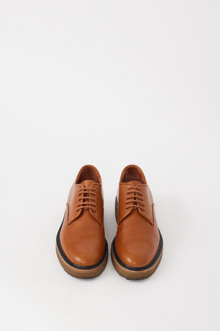 Dries Van Noten Brown Leather Oxford