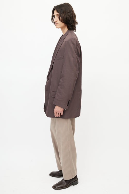 Dries Van Noten Brown Three Pocket Blazer