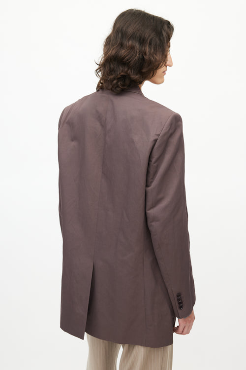 Dries Van Noten Brown Three Pocket Blazer