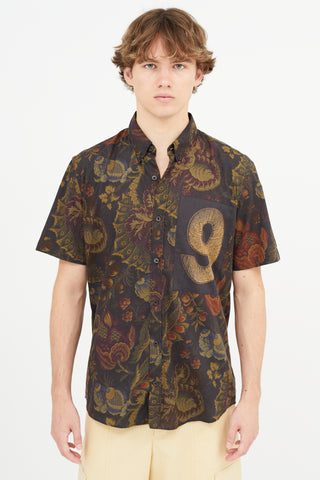 Dries Van Noten Multicolour Floral 9 Shirt