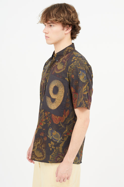 Dries Van Noten Multicolour Floral 9 Shirt