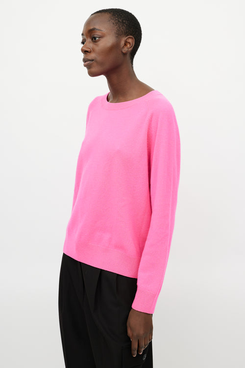 Dries Van Noten Pink Cashmere Knit Sweater